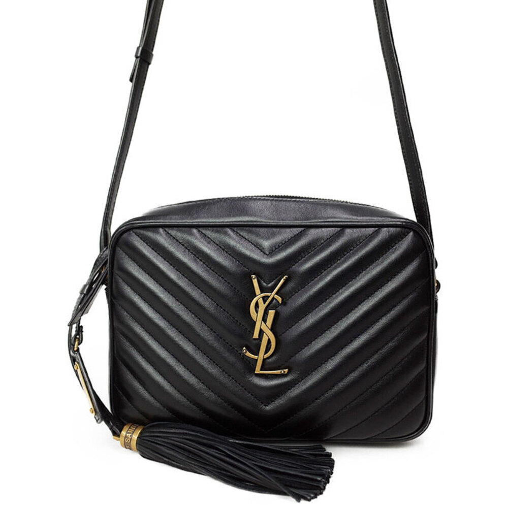 SAINT LAURENT Paris Fringe Saint Paris Lou Camera Bag Shoulder